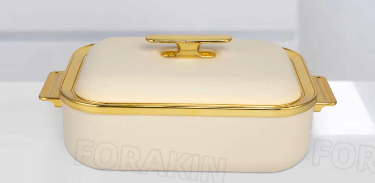 4L Elegant Luxury food warmer container 